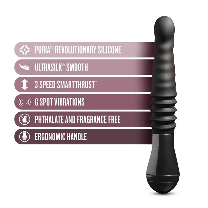 Temptasia – Lazarus – Thrusting Dildo – Black
