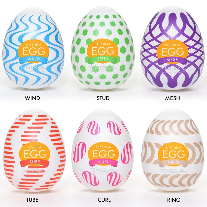 Tenga Easy Beat Egg 6 Pack – Wonder – Mens Masturbator