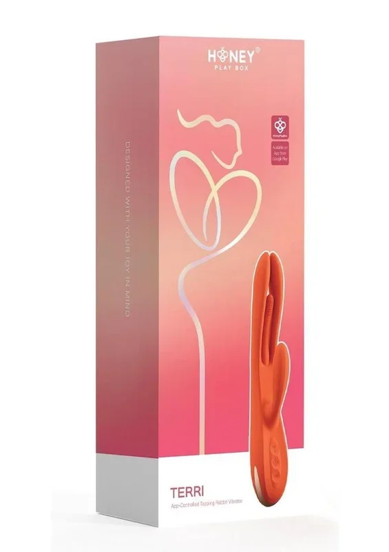 Terri App Controlled Kinky Finger Tapping Rabbit Vibrator