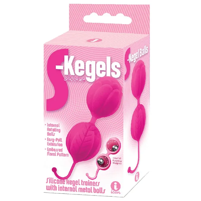 The 9’s S Kegels Silicone Kegel Balls-Pink
