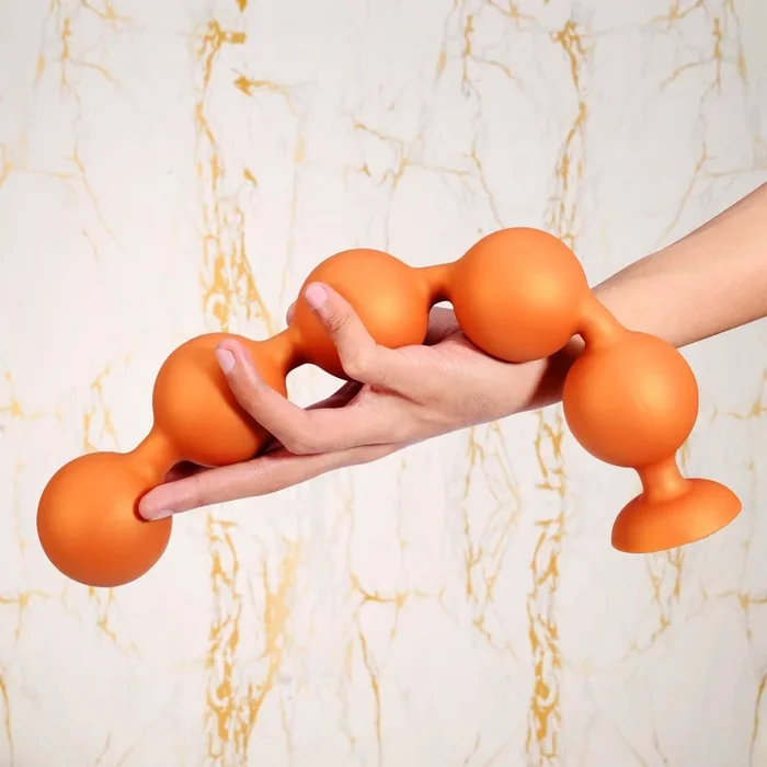 The De-Stressor – Anal Beads with suction cup