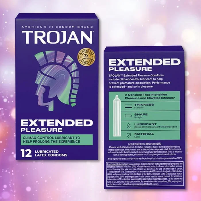 Trojan Extended Pleasure Climax Control Condoms