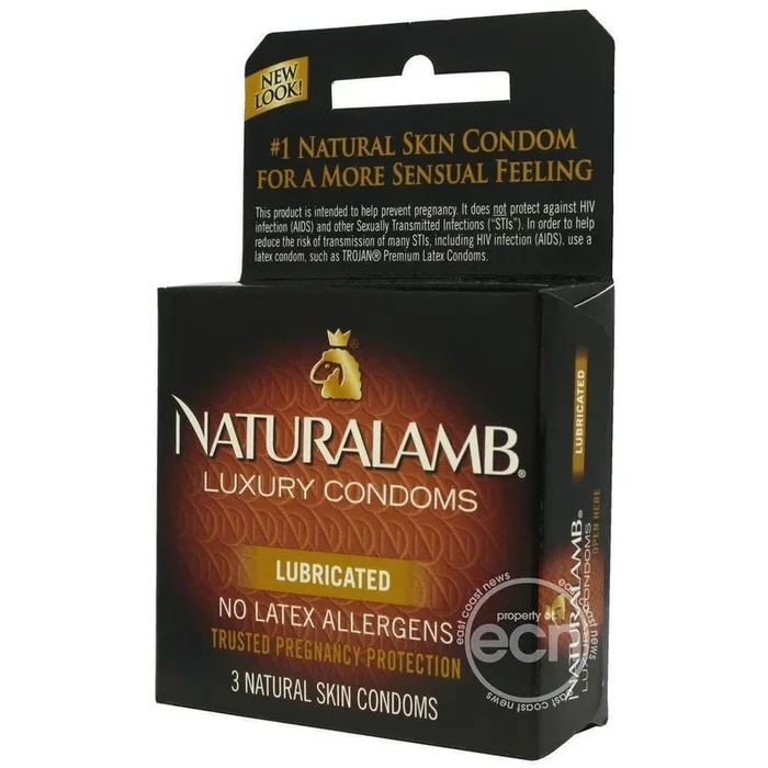 Trojan Naturalamb Luxury Condoms Lubricated 3 Pack