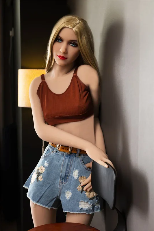 US Stock – 6YE 5ft45 / 166cm #16 Head TPE Full Size Sexy Blonde Sex Doll