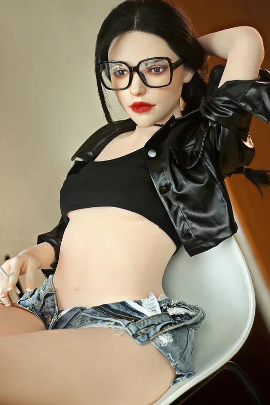 US Stock – Andra 5ft21/ 159cm S16 Silicone Head + TPE Body Flat Chest Sex Doll