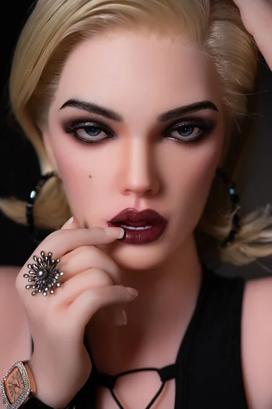 US Stock – Lorraine 5ft58 / 170cm M14 ROS Soft Silicone Head + TPE Body Middle Chest Full Size Most Naturalistic Sex Doll Blowjob