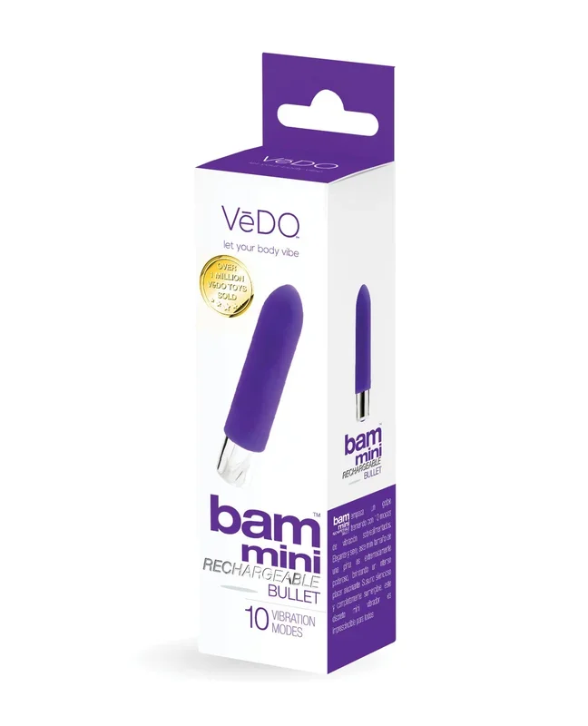 VeDO Bam Mini Rechargeable Bullet Vibe – Into You Indigo