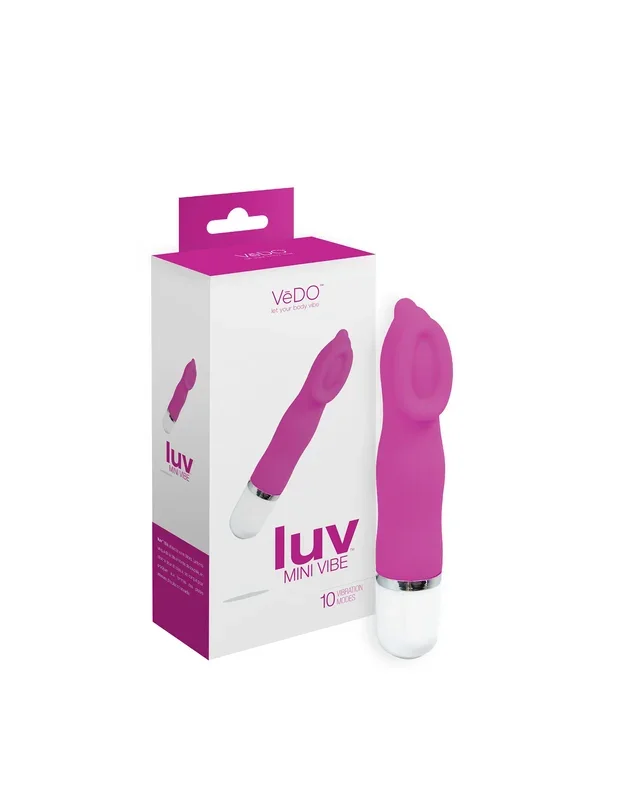 VeDO Luv Mini Vibe Vibrator Hot In Bed Pink