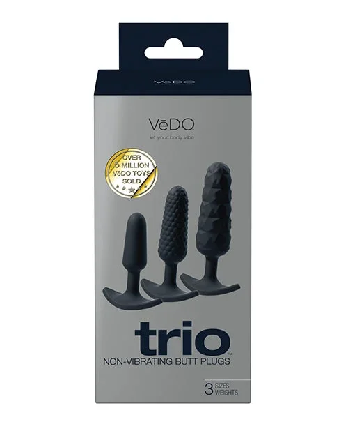 VeDO Trio Anal Plug Set – Black