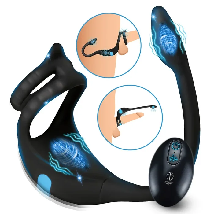 Vibrating C-Ring + Anal Stimulator