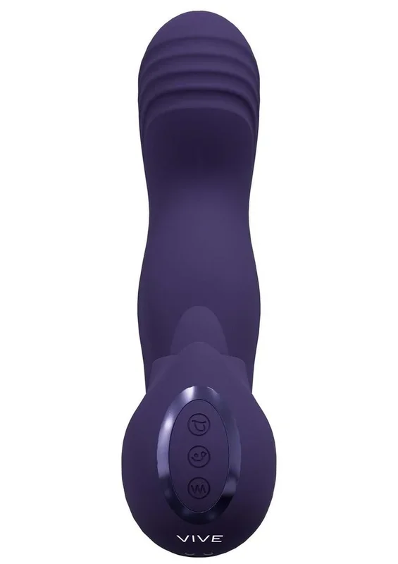 Vive Riko Rechargeable Silicone Triple Motor G-Spot Finger Motion Vibrator