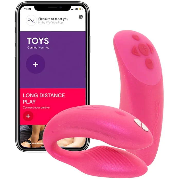 We-Vibration Chorus Couples Vibrator in Cosmic Pink