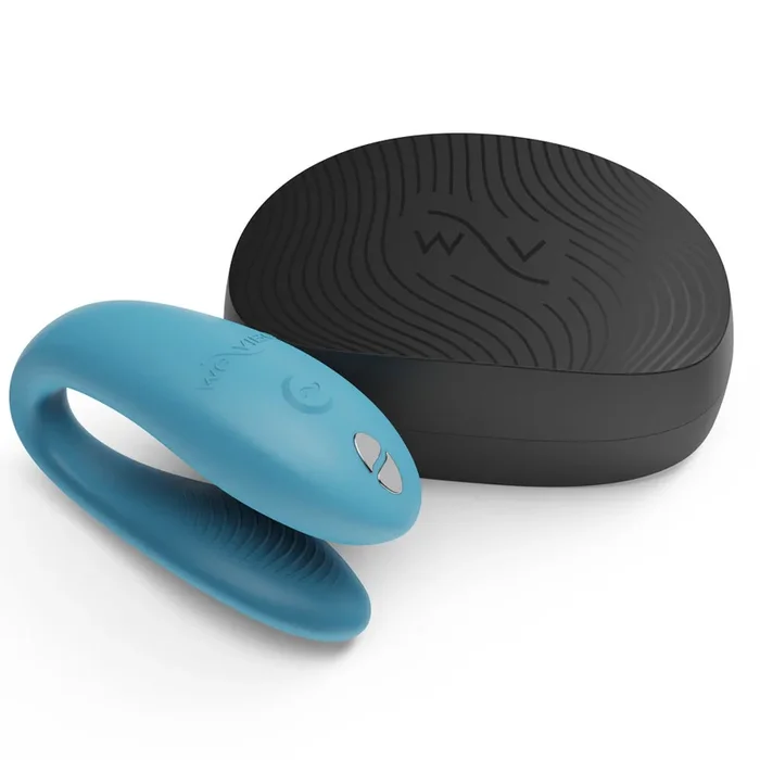 We Vibration Sync Go Teledildonic Couples Vibrator – Turquoise