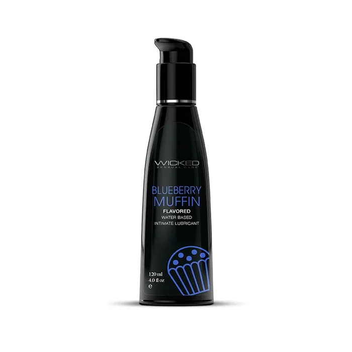 Wicked Aqua Blueberry Muffin Water Ground Lubricant 4 oz.