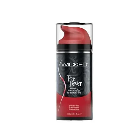 Wicked Toy Fever Warming Lubricant Gel for Toys 3.3 oz.