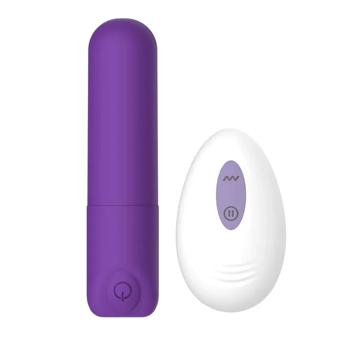 Winyi Rick Remote Mini Bullet Vibrator – Purple
