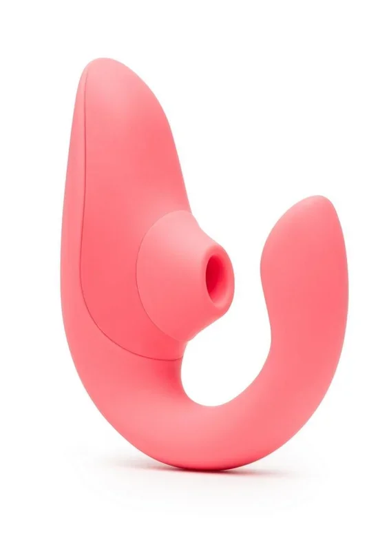 Womanizer Blend Rechargeable Silicone Vibrator with Clitoral Stimulator – Vibrant