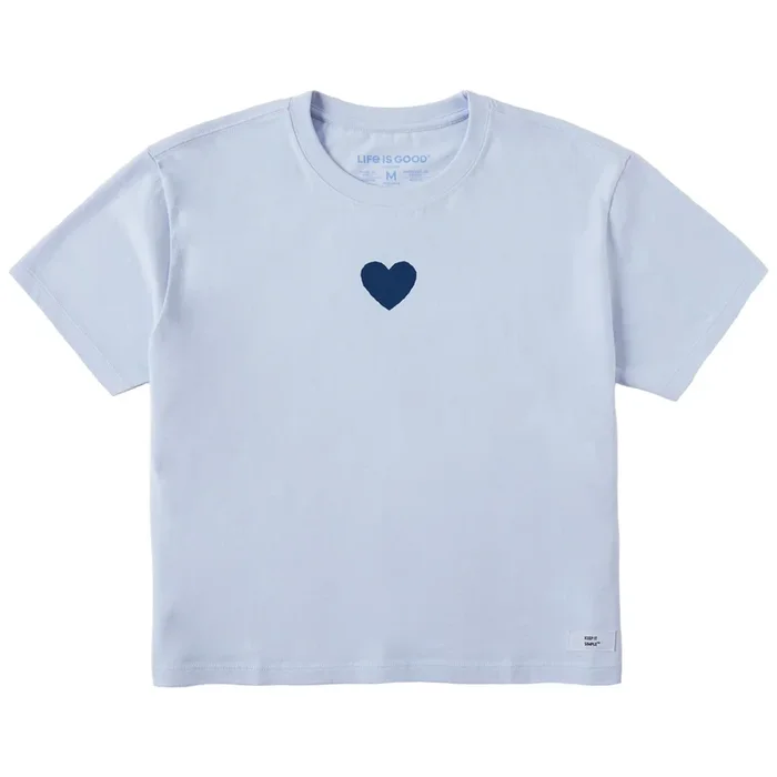 Women’s Bert’s Heart Short Sleeve Crusher Boxy Tee