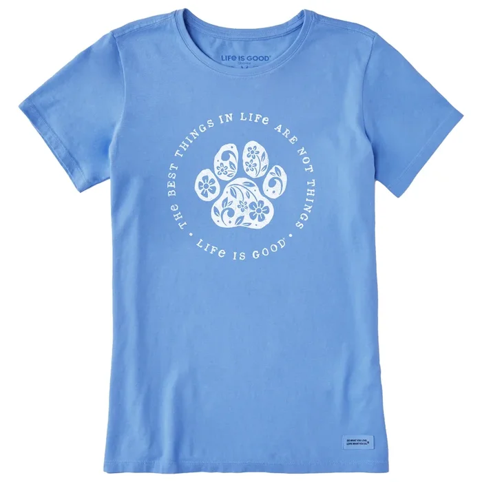 Women’s Best Things Floral Paw Short Sleeve Tee