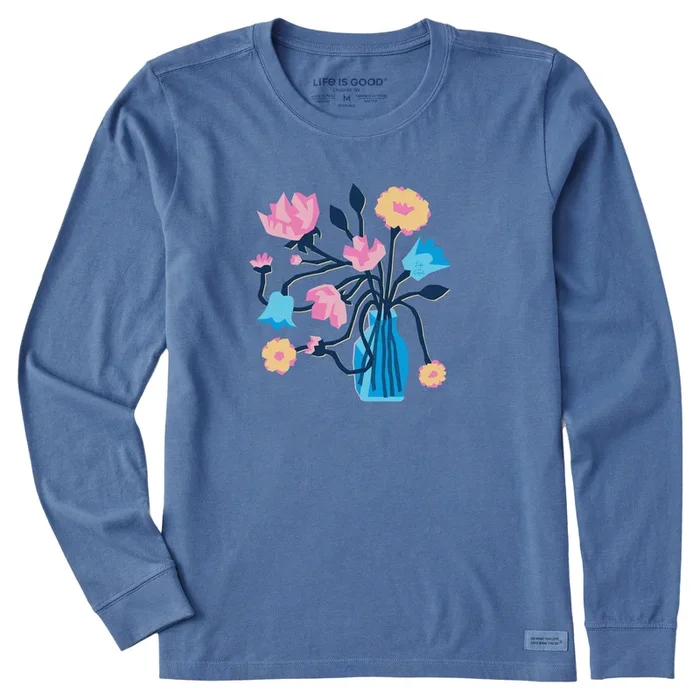 Women’s Bloomin’ Vase Long Sleeve Crusher Tee