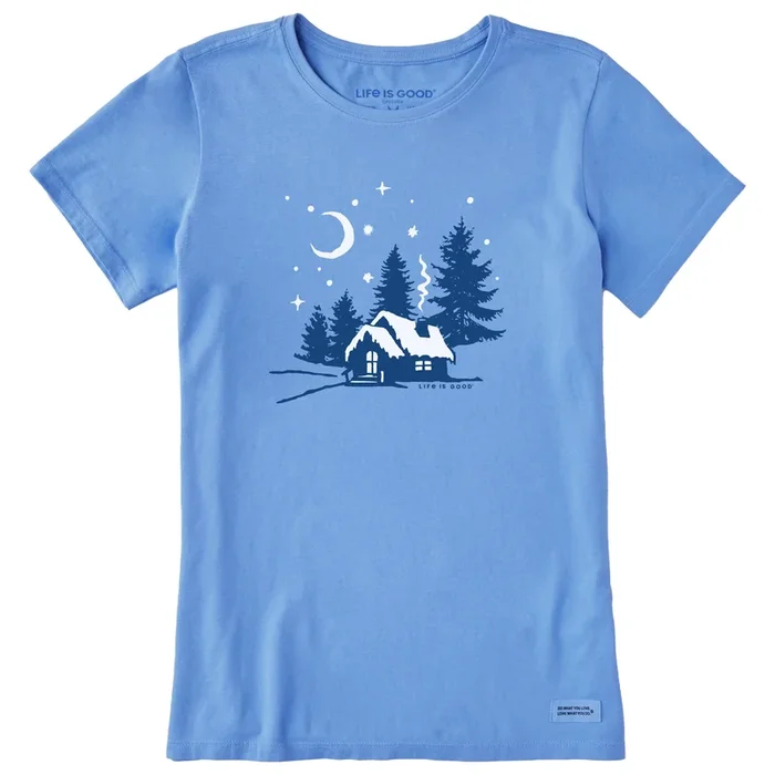 Women’s Moonlit Cottage Short Sleeve Crusher Tee