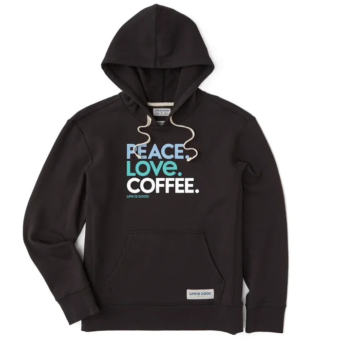 Women’s Peace Love Coffee Simply True Fleece Hoodie