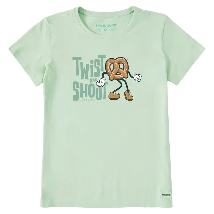 Women’s Twist and Shout Pretzel Short Sleeve Crusher Tee