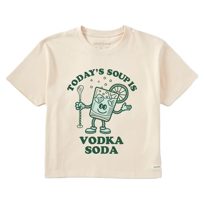 Women’s Vodka Soup Short Sleeve Crusher Boxy Tee