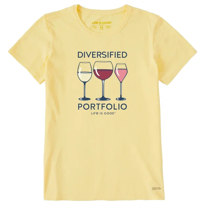 Women’s Wine Diversified Portfolio Short Sleeve Tee