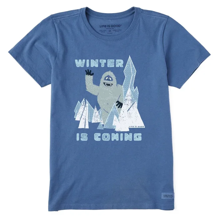 Women’s Winter is Coming Bumble Short Sleeve Crusher Tee