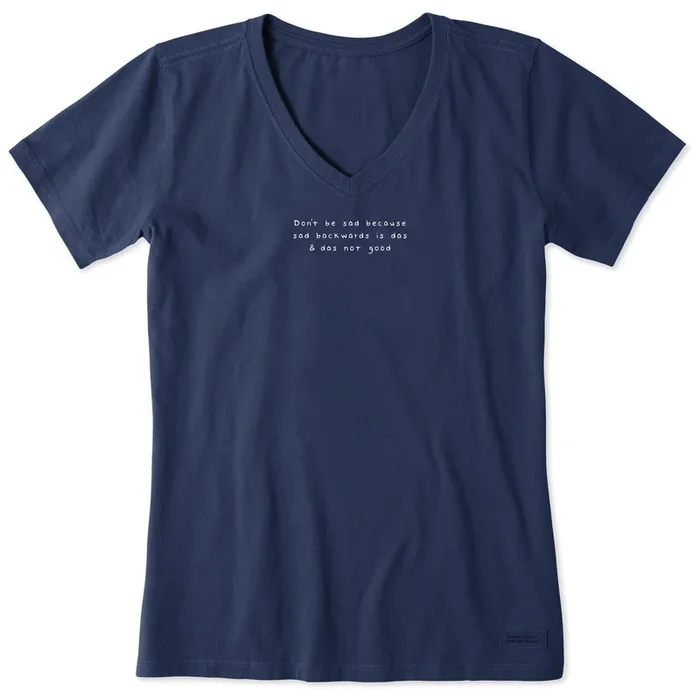 Women’s Wordsmith Das Not Good Short Sleeve Crusher Vee