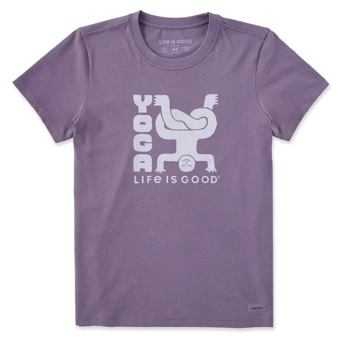 Women’s Yoga Life is Good Short Sleeve Crusher Tee