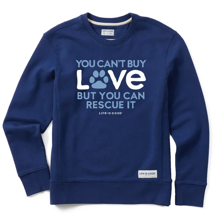 Women’s You Can Rescue Love Simply True Fleece Crew