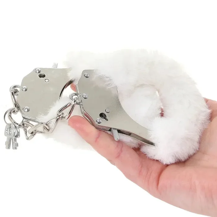 X-Gen WhipSmart Classic Furry Cuffs in White