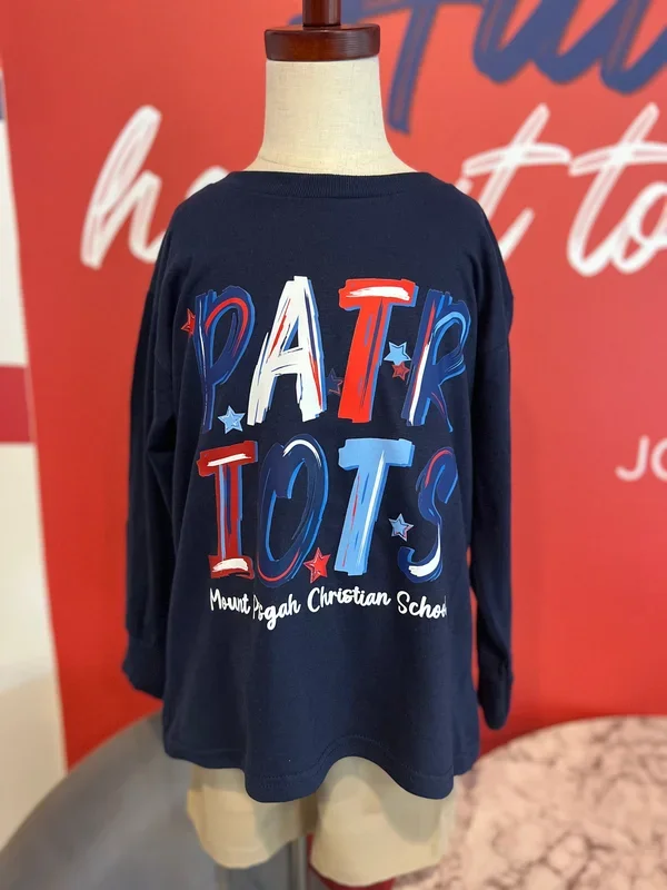 Youth Long Sleeve Patriot Marker T Shirt