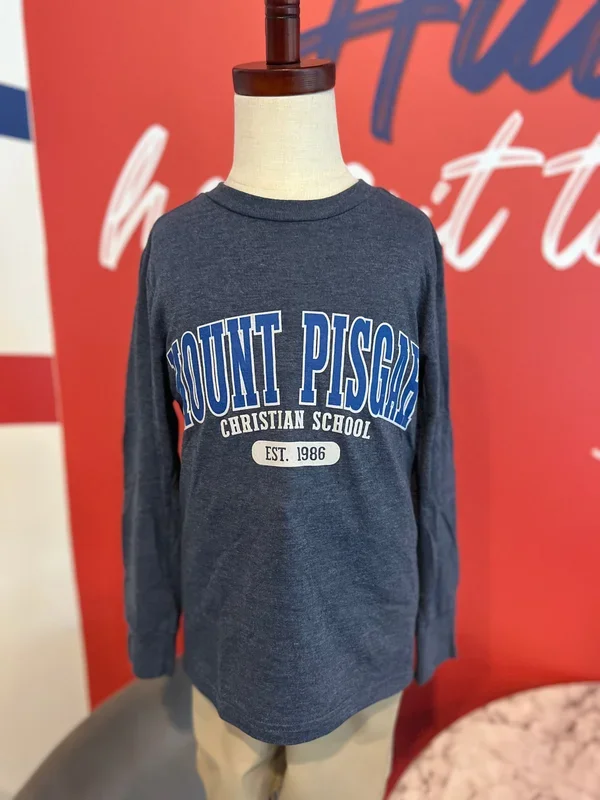 Youth Mount Pisgah Retro Long Sleeve Tee